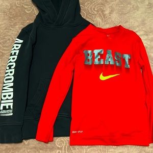 6 year old hoodie and shirt